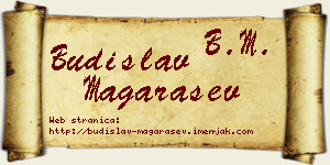 Budislav Magarašev vizit kartica
